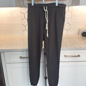 Aerie Offline waffle joggers, olive green, size XS